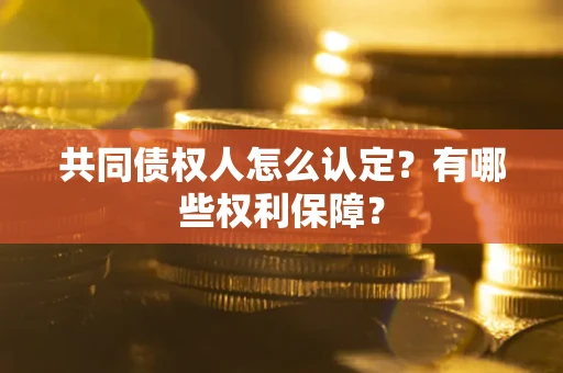 武汉共同债权人怎么认定？有哪些权利保障？