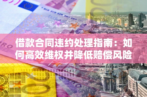 武汉借款合同违约处理指南：如何高效维权并降低赔偿风险？