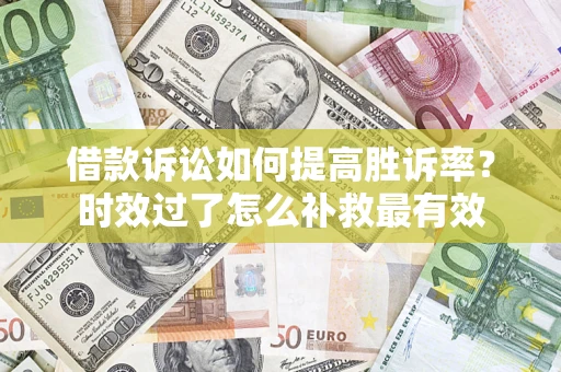 武汉借款诉讼如何提高胜诉率？时效过了怎么补救最有效